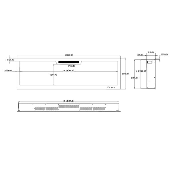 Elektrický krb Aflamo Elite 153 cm