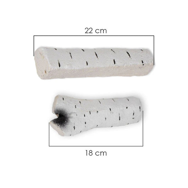 Keramické brezové drevo, 6 ks