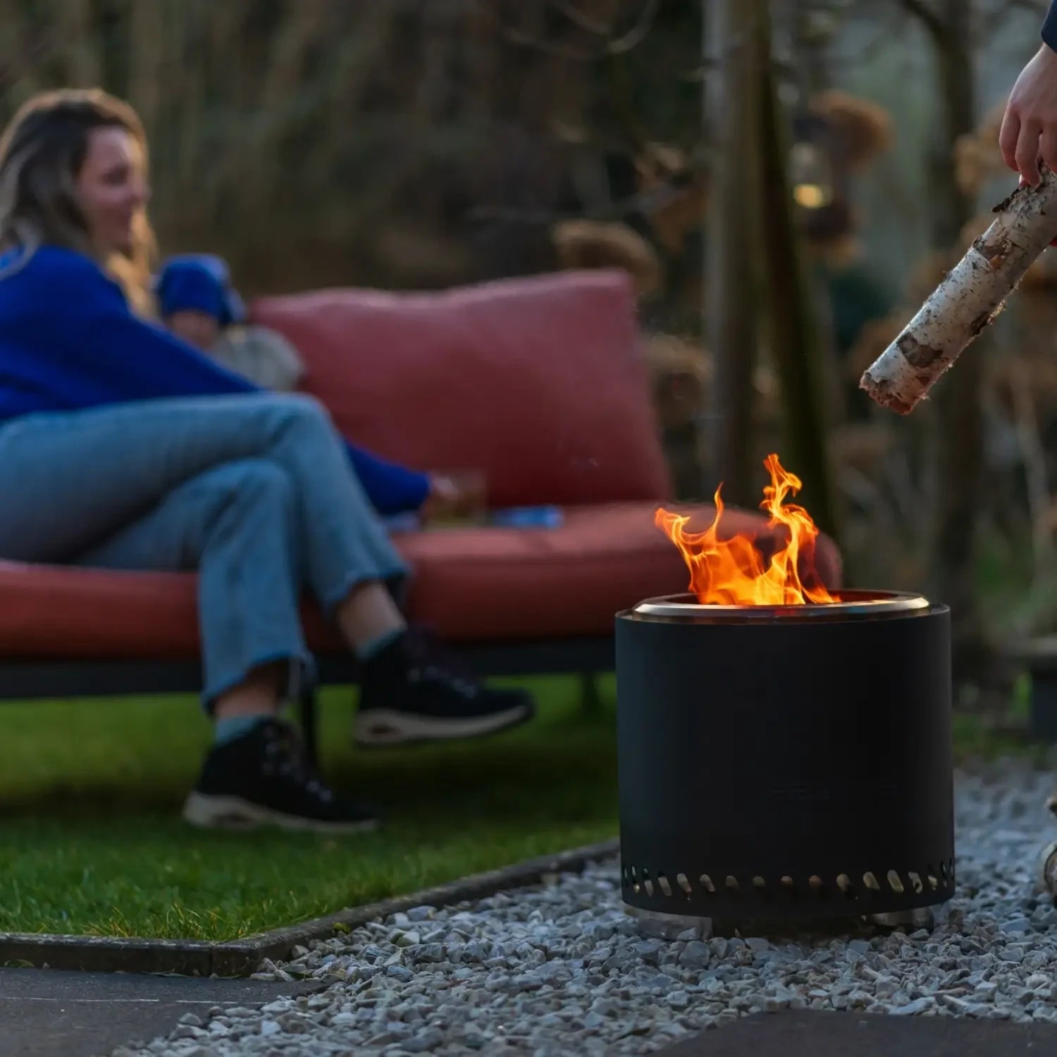 Volcano Pellet ohnisko Large – matná čierna