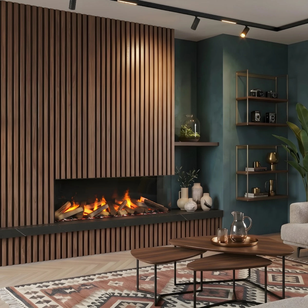 e-MatriX 1300-400 II-R - Water Vapour Fireplace