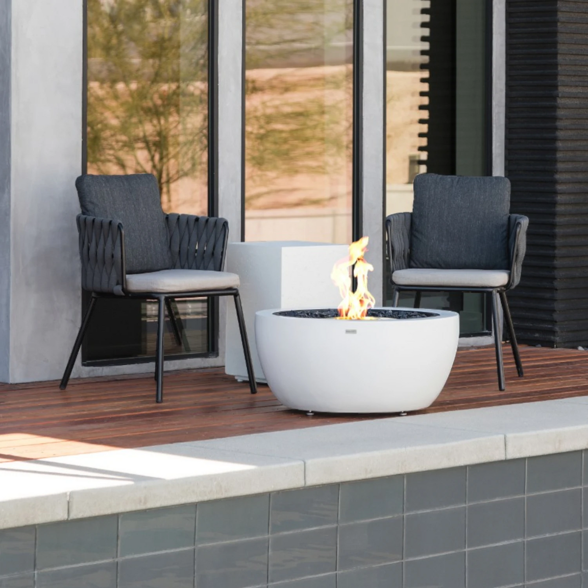Pod 30 - Bone Outdoor Bioethanol Fireplace