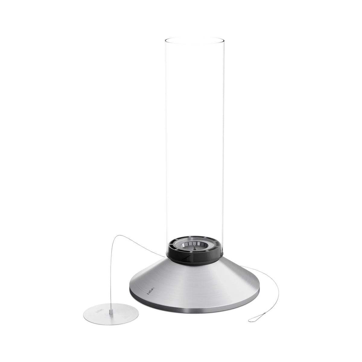 Stolový krb SPIN X 900 - strieborný