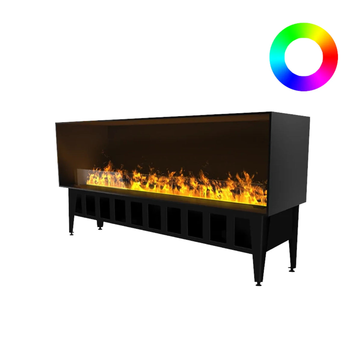 Zabudovaný vodný parný krb Incanto 1500 WF Multicolour