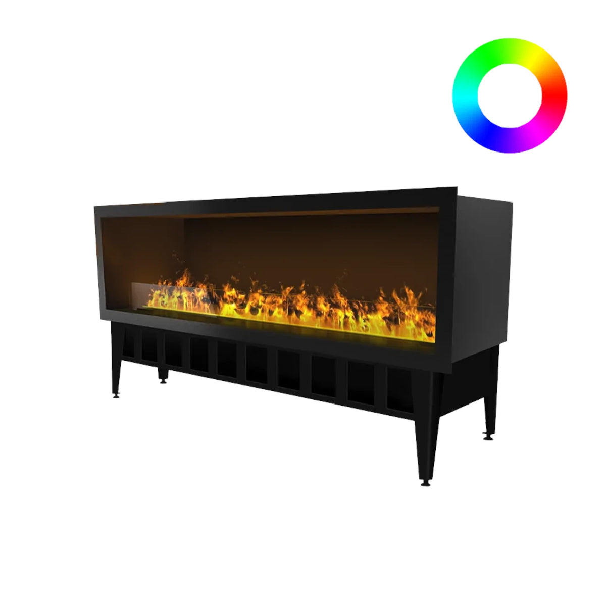 Zabudovaný vodný parný krb Incanto 1500 WF Multicolour