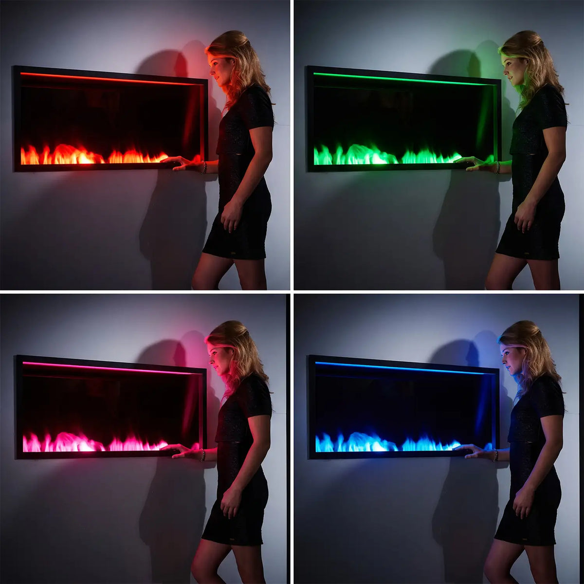 Incanto 2500 Multicolour vstavaný krb na vodnú paru