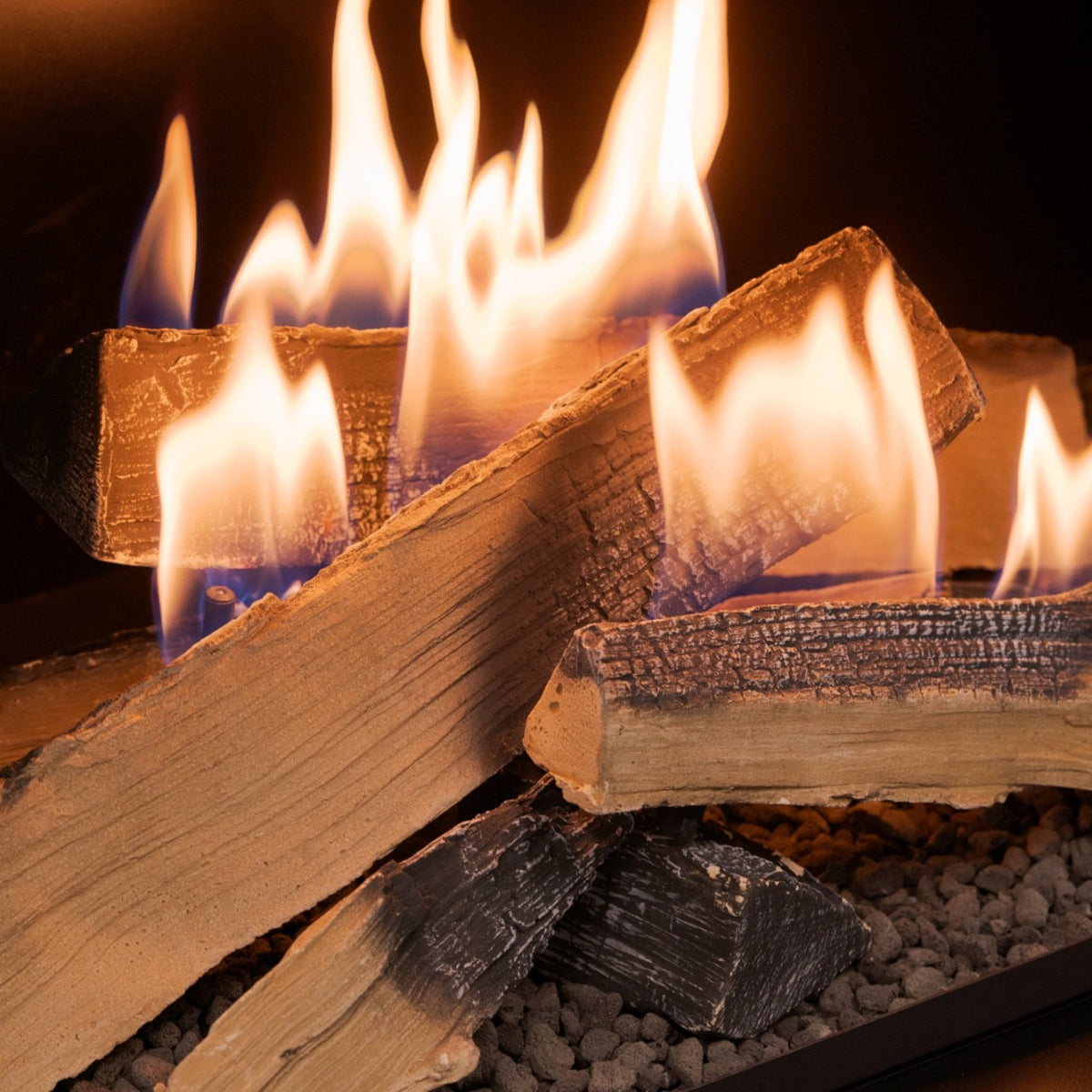 Planika FLA4 990+ Flogs: Remote Controlled Bioethanol Burner with Realistic Log Flames