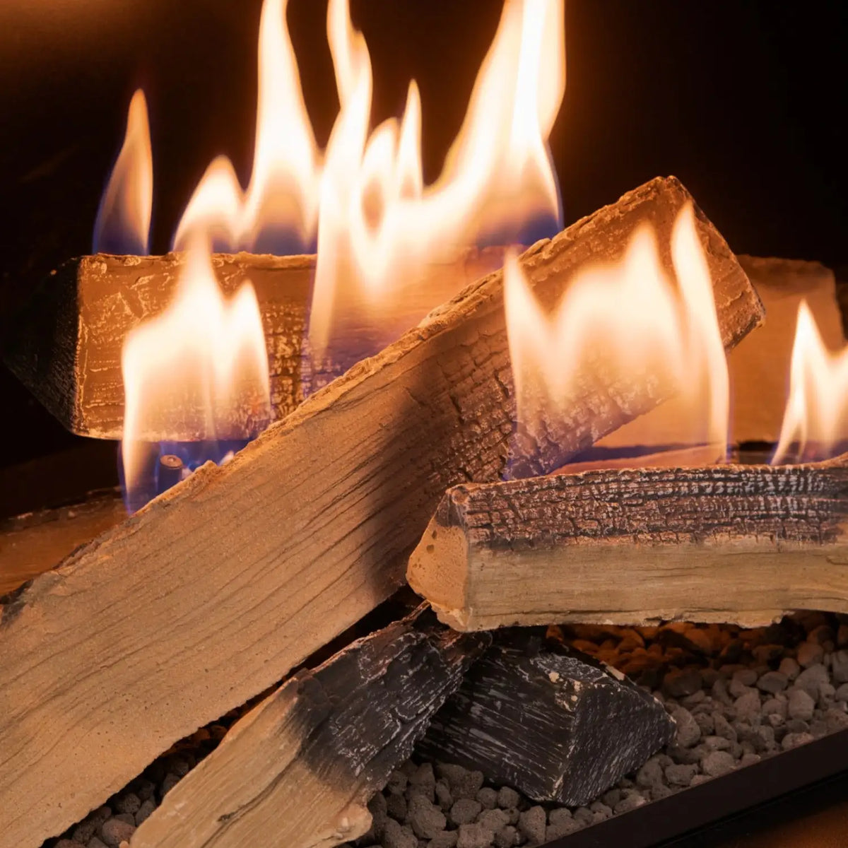 Flogs Box 800 Three-Sided (In-Room Vent) - Bioethanol Fireplace