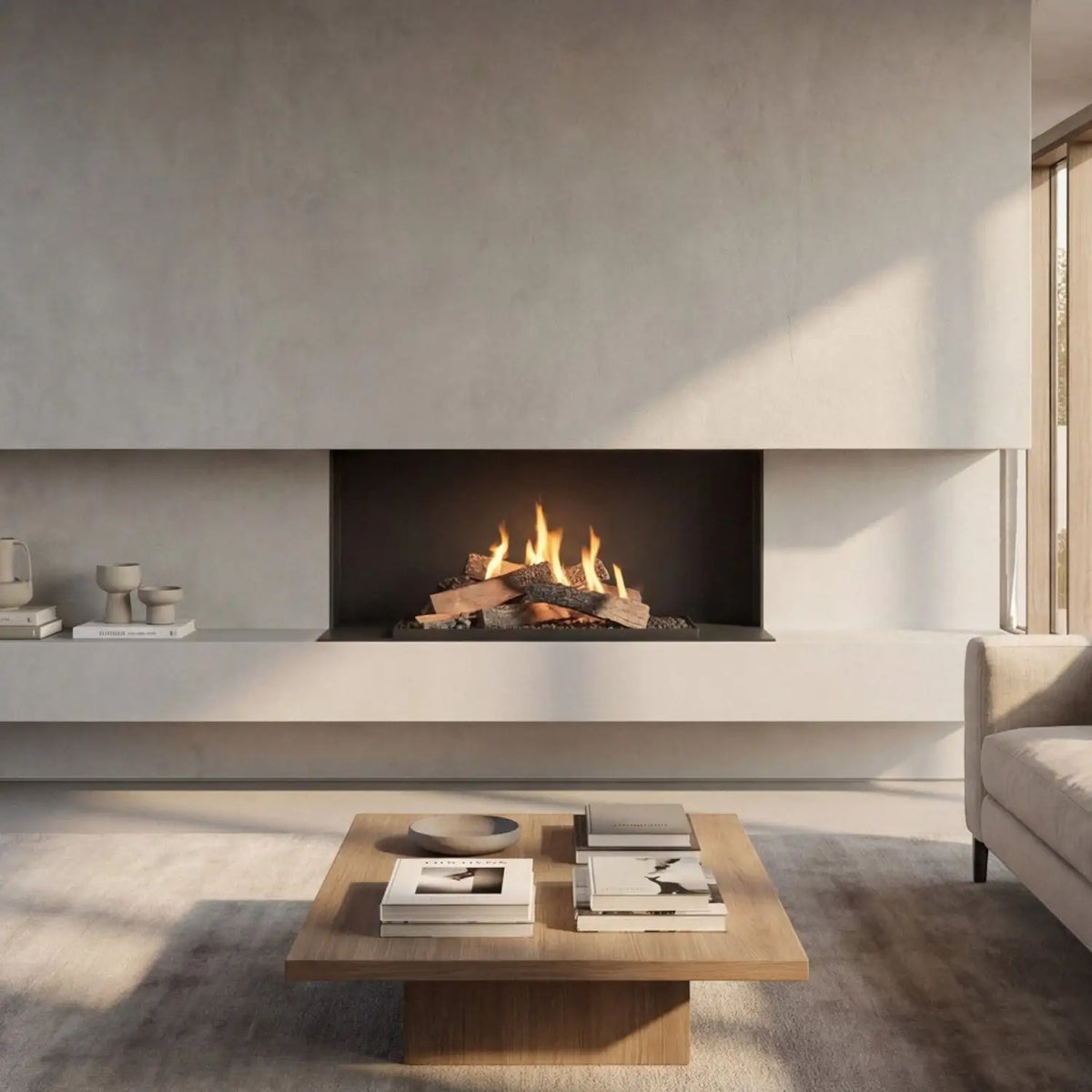 Planika FLA4 790 Flogs: Remote Controlled Bioethanol Burner with Realistic Log Flames