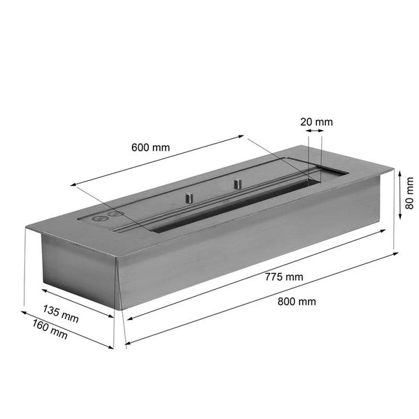 4-litrový vonkajší Superior horák – W: 80 cm