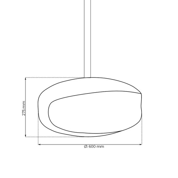 Oceľový stropný bio krb UFO-60