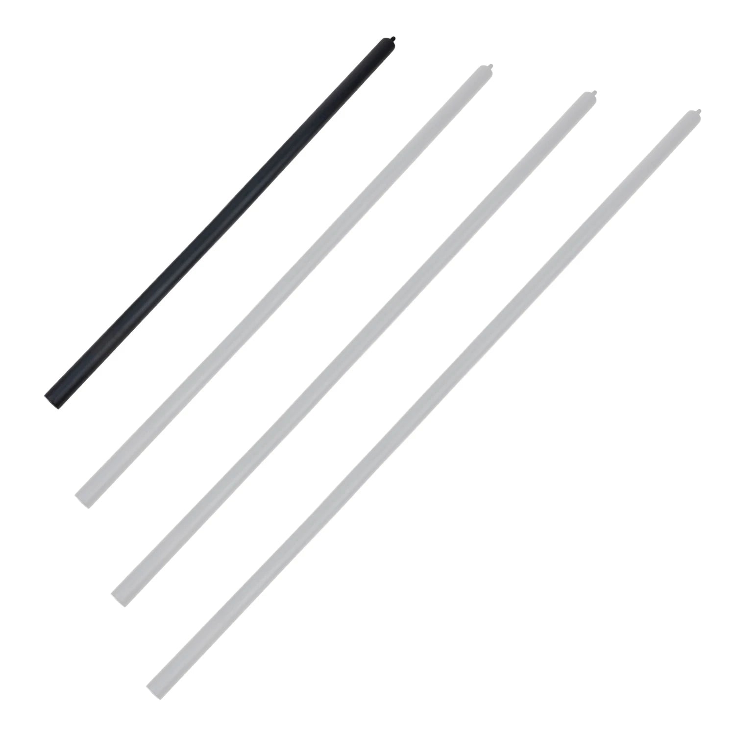 Stropná tyč – 125 cm – čierna