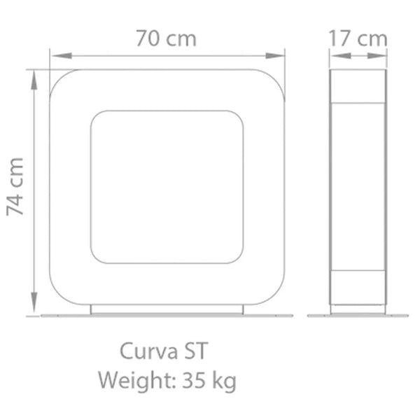 Safretti Curva ST - čierna