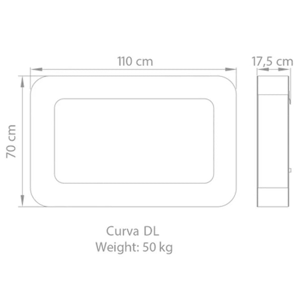 Safretti Curva DL - biela