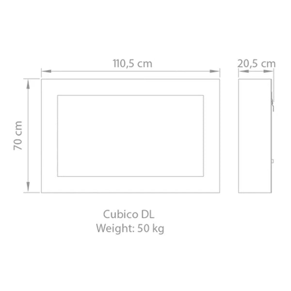 Safretti Cubico DL – brúsená oceľ