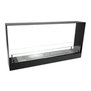 100 cm vstavaný priehľadový bio krb