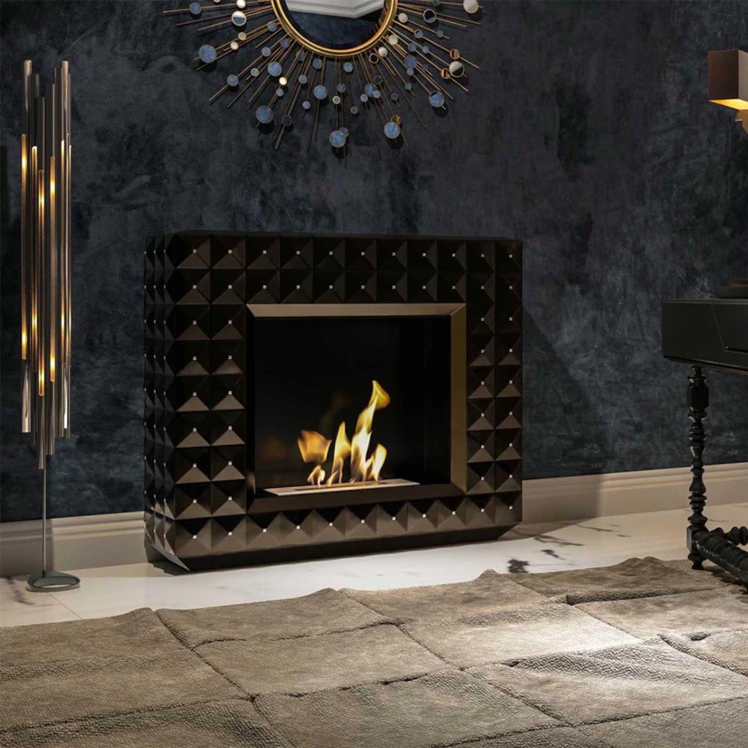 Carterton - Freestanding Bioethanol Fireplace