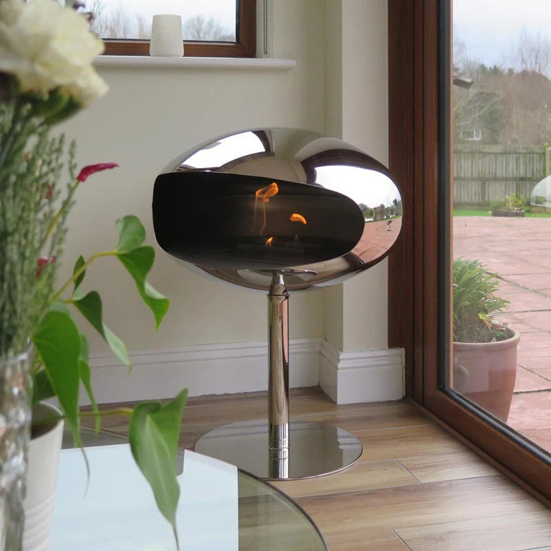 Cocoon Pedestal – leštená oceľ