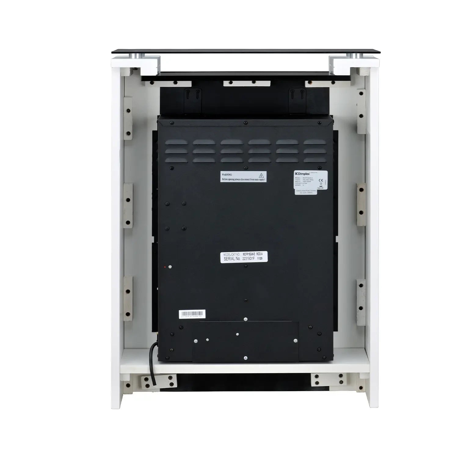 Elektrický krb Dimplex Gisella – biely