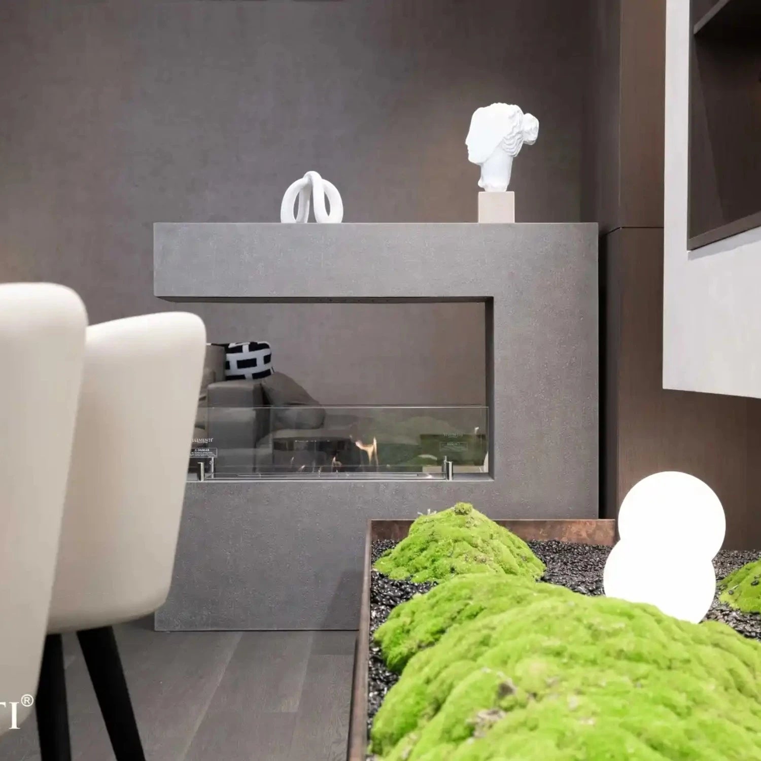 Krb na bioetanol Rotterdam – sivý odtieň Space Grey