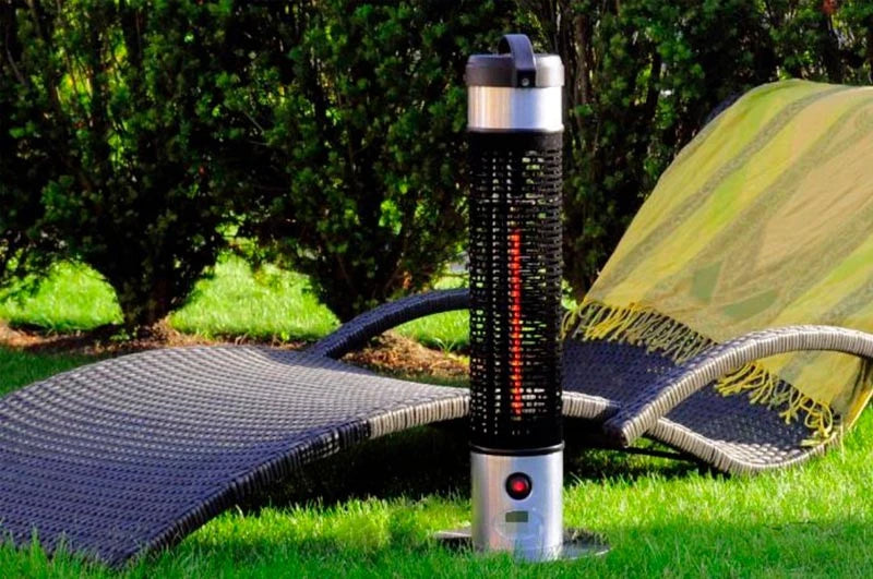 Vonkajší ohrievač pod stôl model 1200 W strieborný