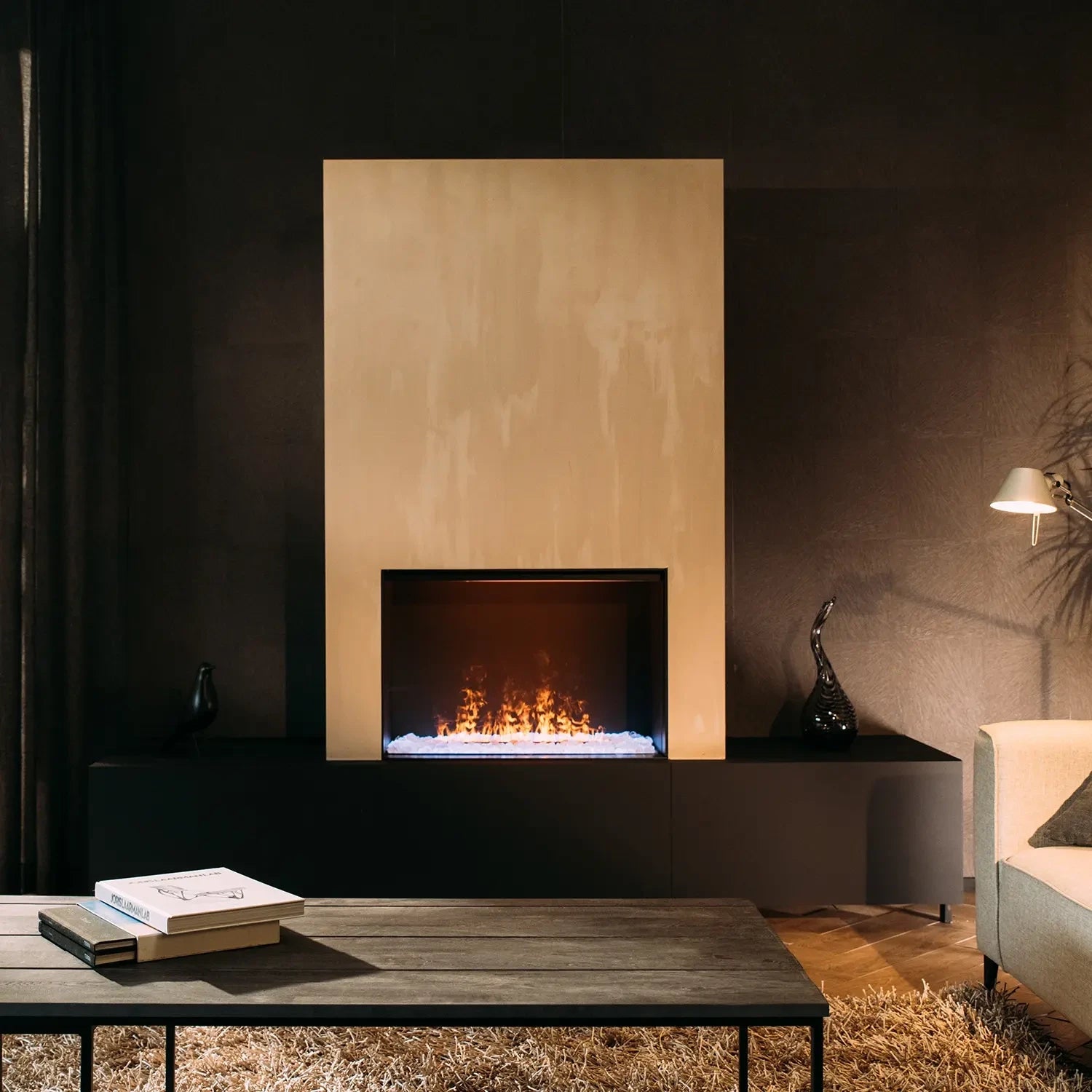Faber e-MatriX Mood 800-500 I Water Vapour Fireplace