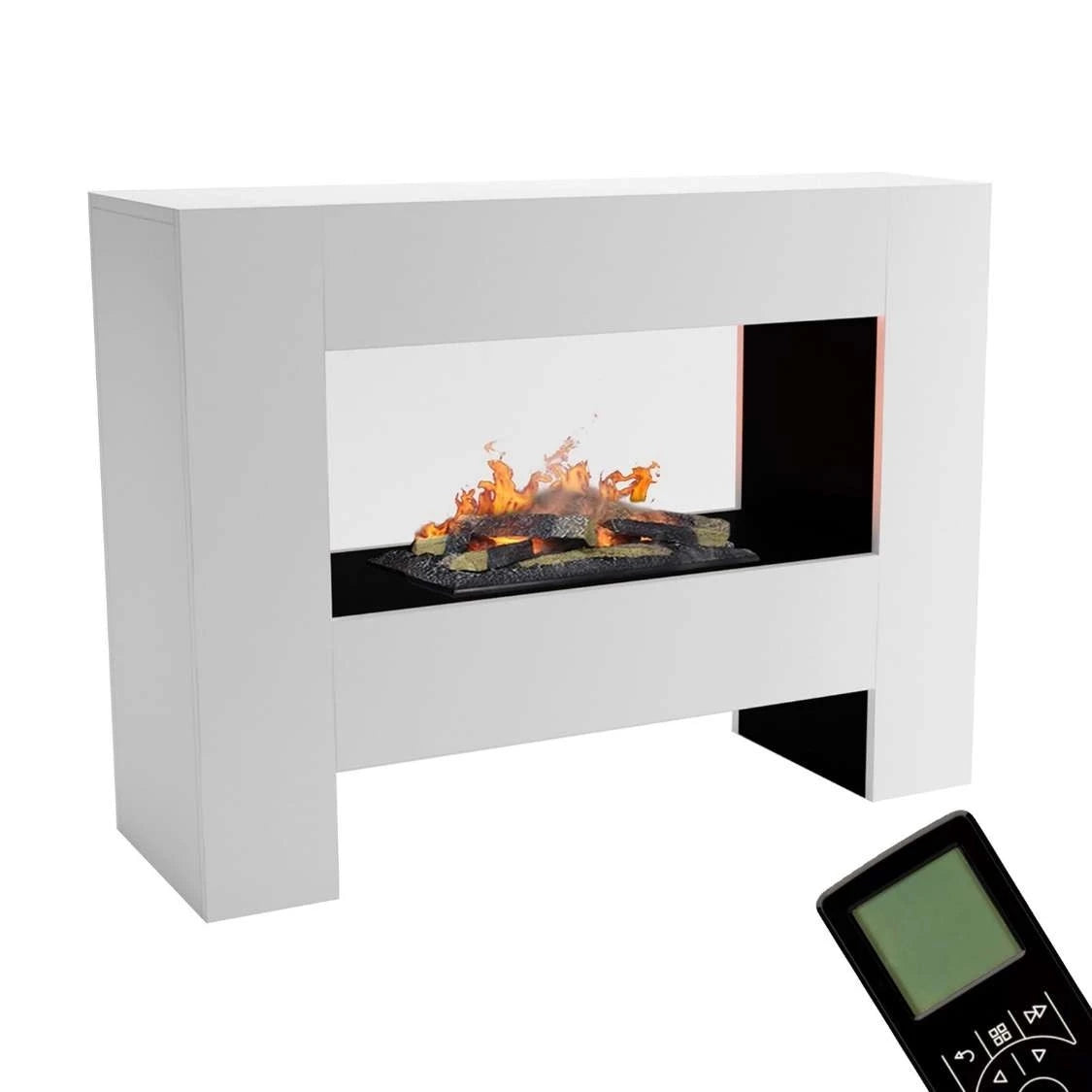 Fallada White - OMC 600 | Voľne stojaci krb na vodnú paru