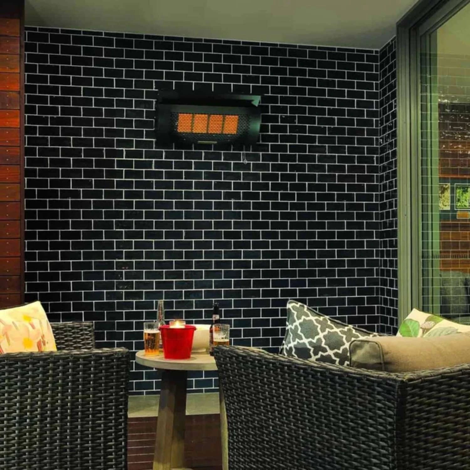 Wall-Mounted Heatstrip Gas Patio Heater