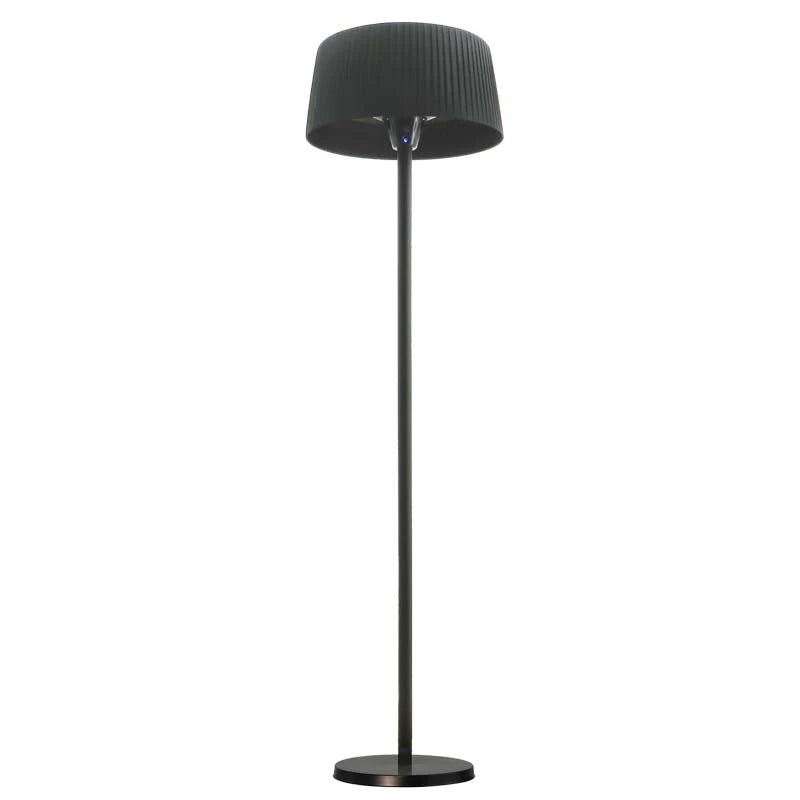 Voľne stojaci ohrievač 900-1200-2100 W Ø60 cm, čierny