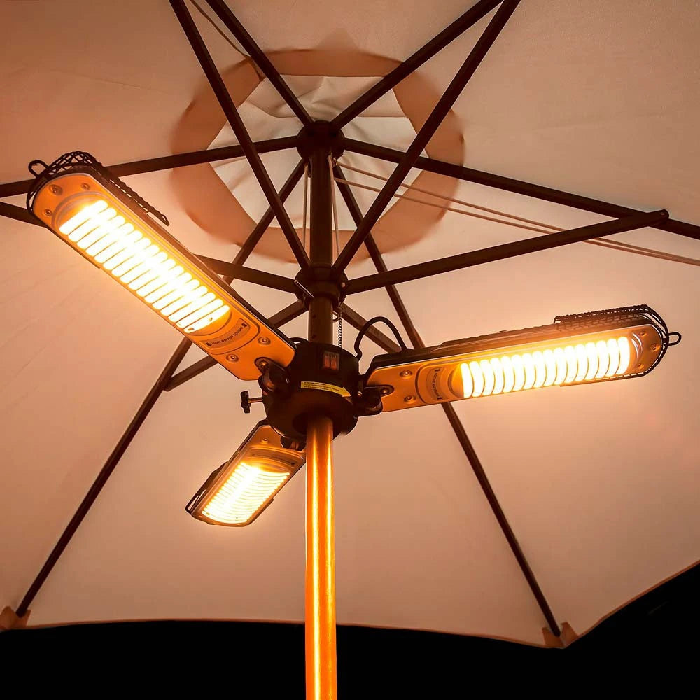 Ohrievač na terasu Model 650-1300-2000 W, čierny