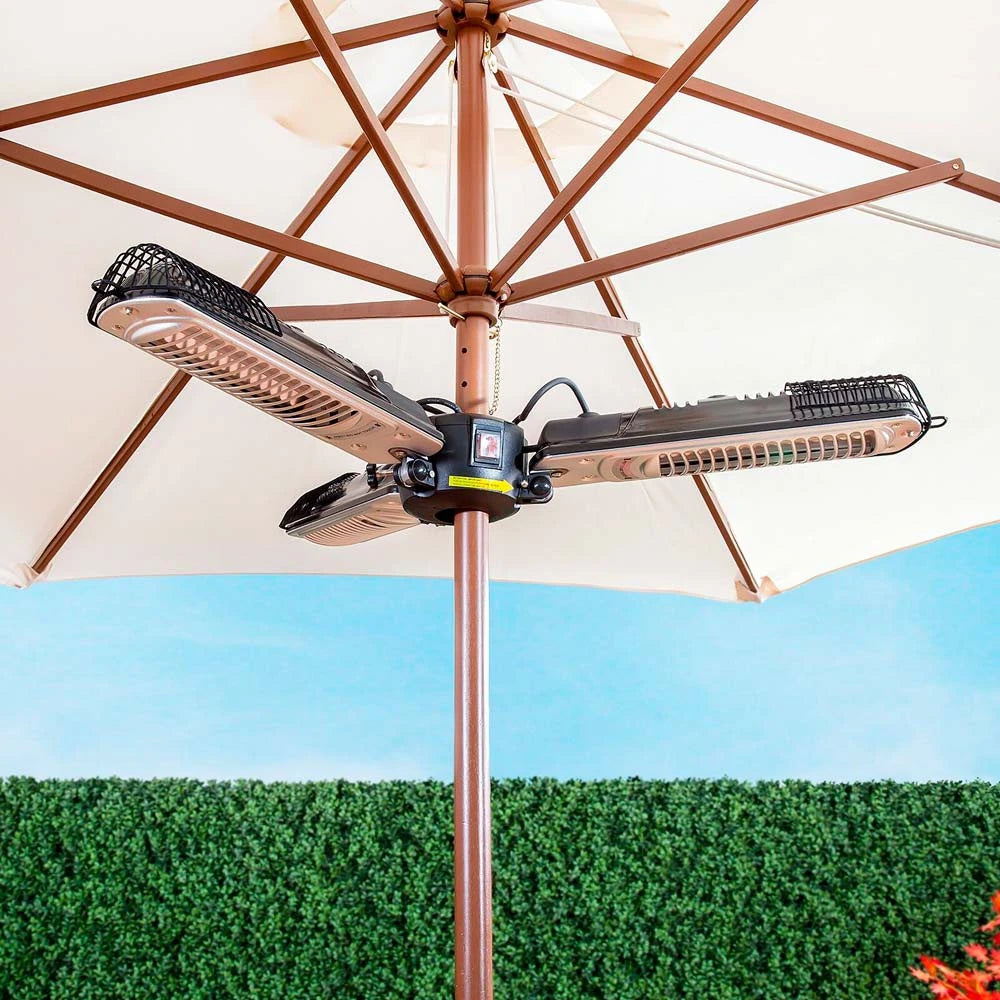 Ohrievač na terasu Model 650-1300-2000 W, čierny