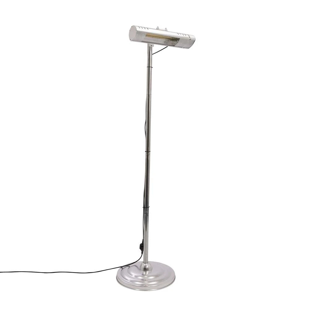 Voľne stojaci terasový ohrievač 1500 W, GT, strieborný