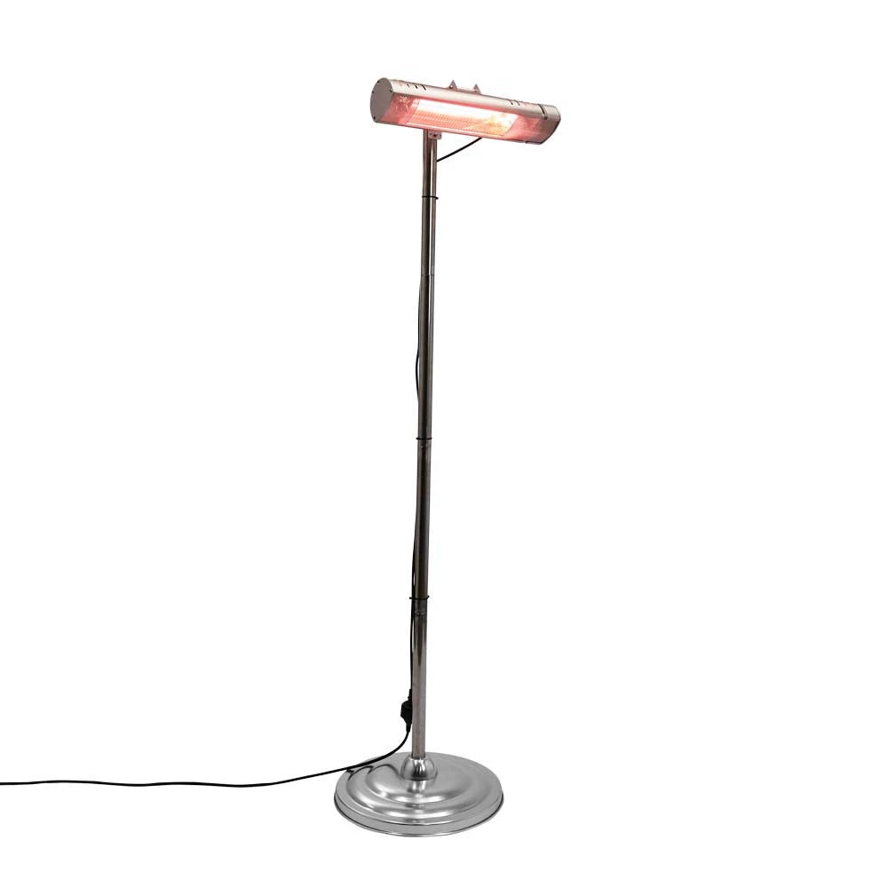 Voľne stojaci terasový ohrievač 1500 W, GT, strieborný