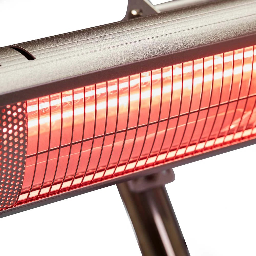 Voľne stojaci terasový ohrievač 1500 W, GT, strieborný