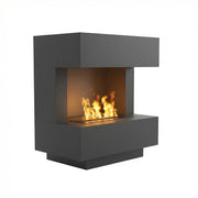 Kleist Black – OMC 600 parový krb – čierny