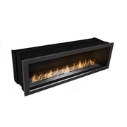 Icon Slimline Firebox SFB1350, brúsená oceľ