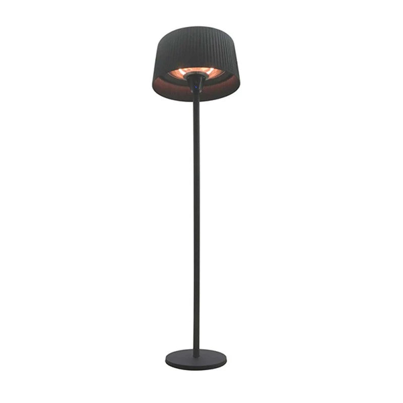 Voľne stojaci ohrievač 900-1200-2100 W Ø60 cm, čierny
