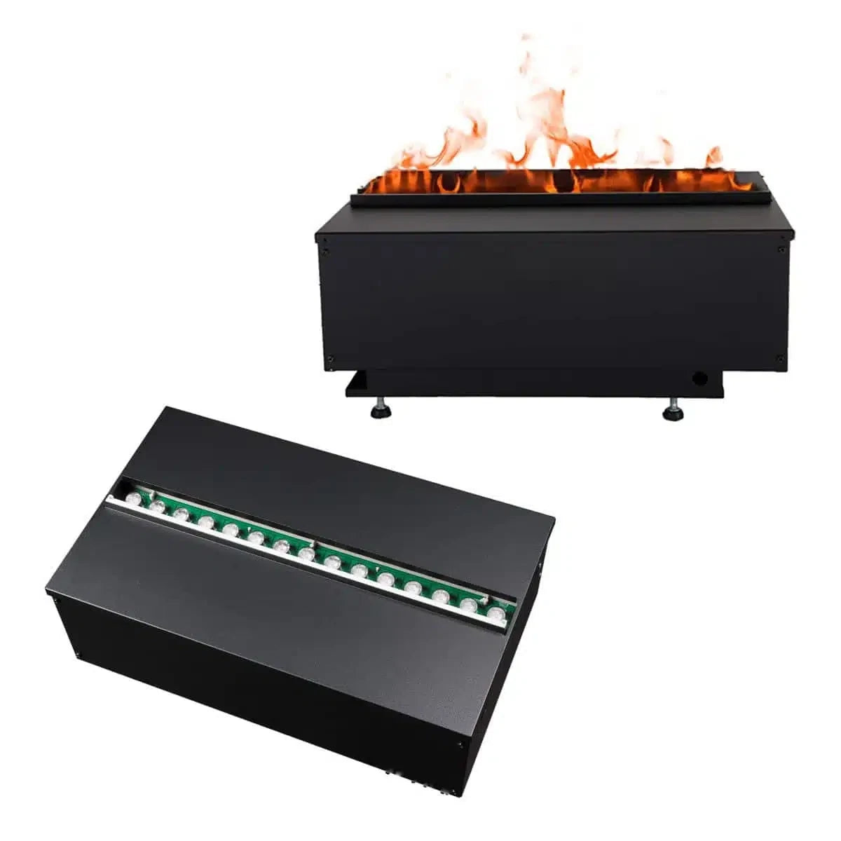 Kleist Black – OMC 600 parový krb – čierny