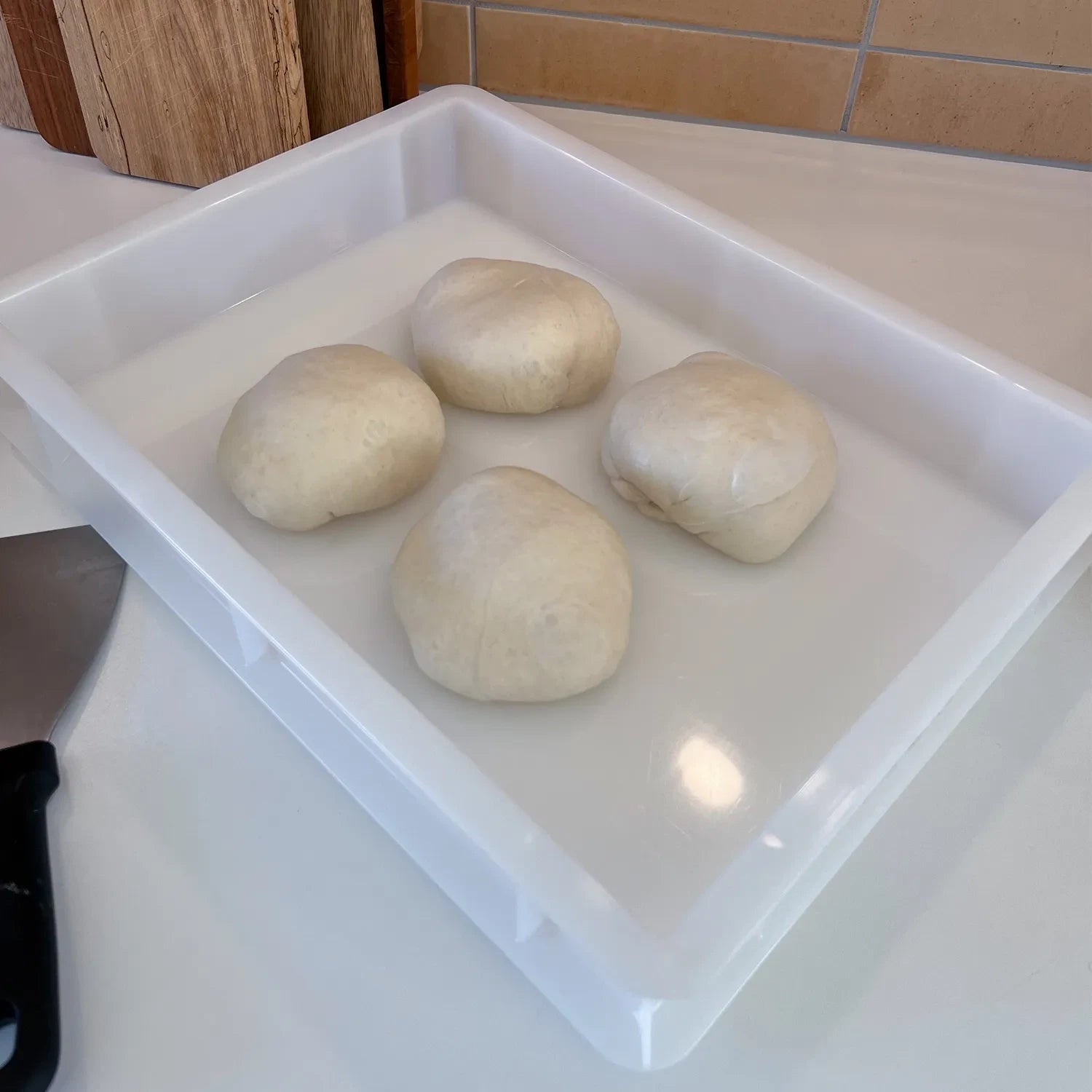 Box na kysnutie pizzového cesta – 300×400 H70 mm