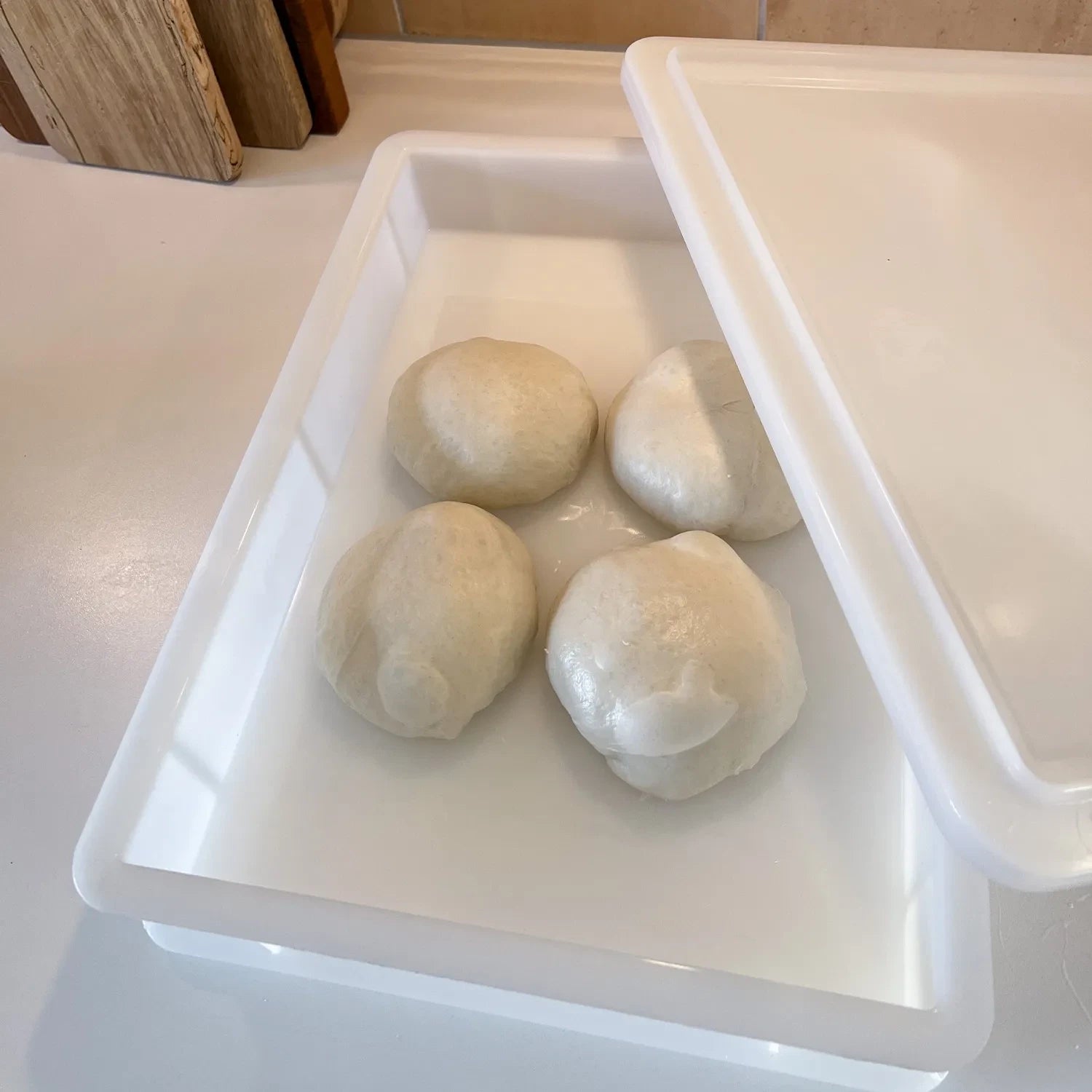 Box na kysnutie pizzového cesta – 300×400 H70 mm