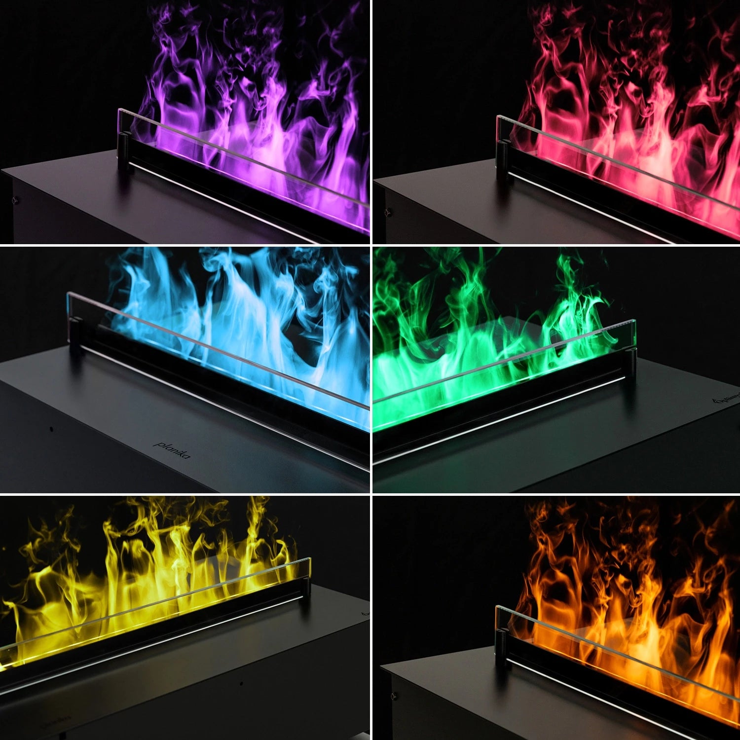 Planika Fires Cool Flame 1000 See-through Fire