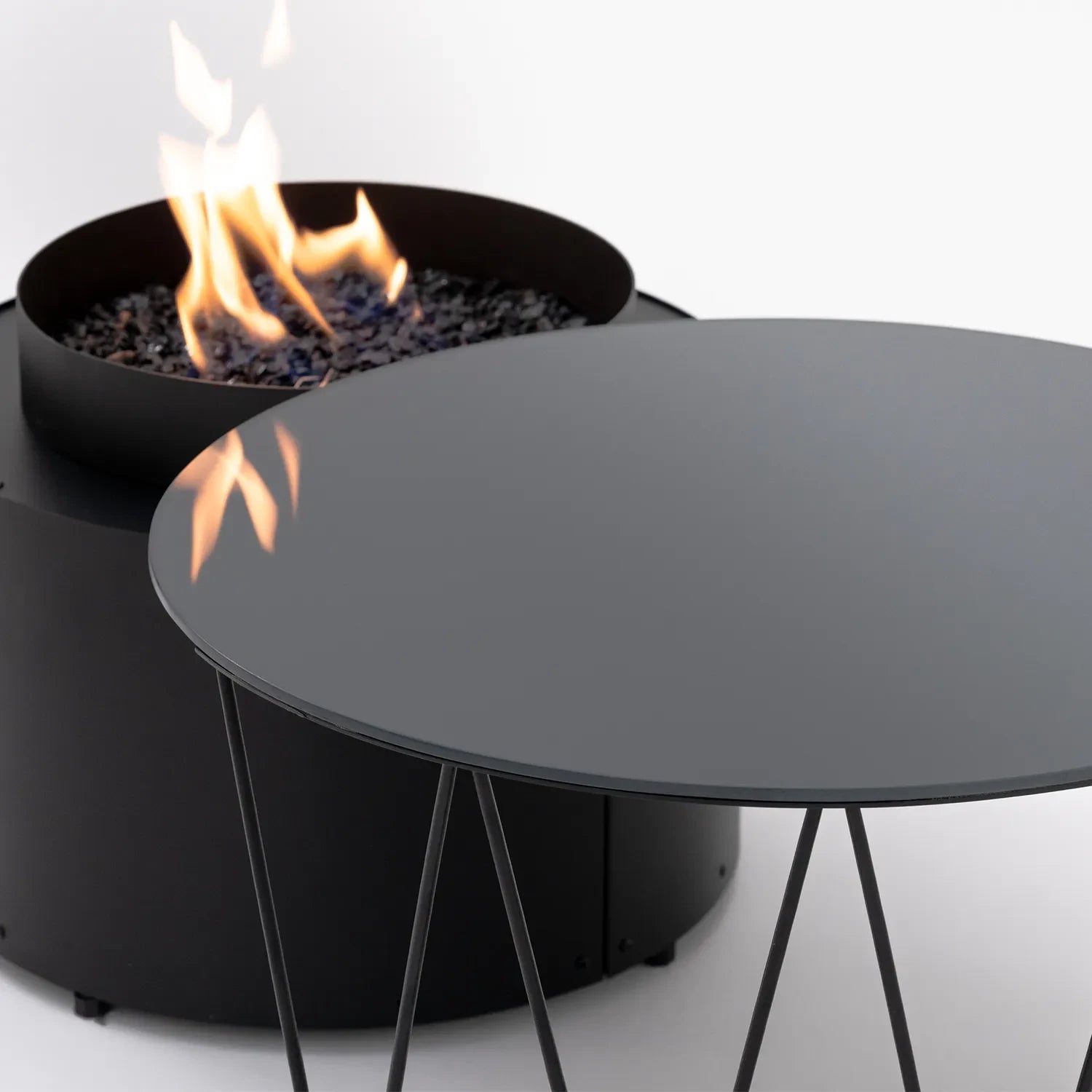 Drum Outdoor Gas Fireplace