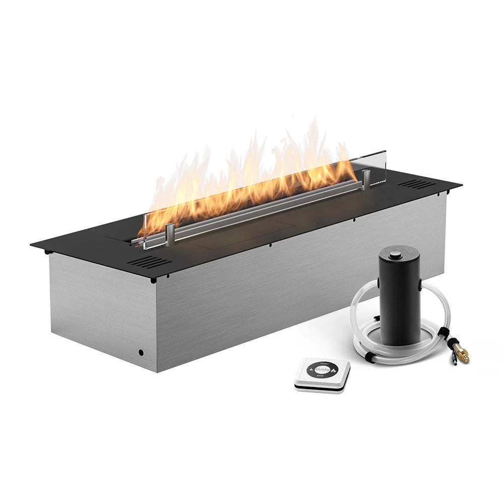 Planika Forma Room Divider Built in Bioethanol Fireplace with Prime Fire Burner