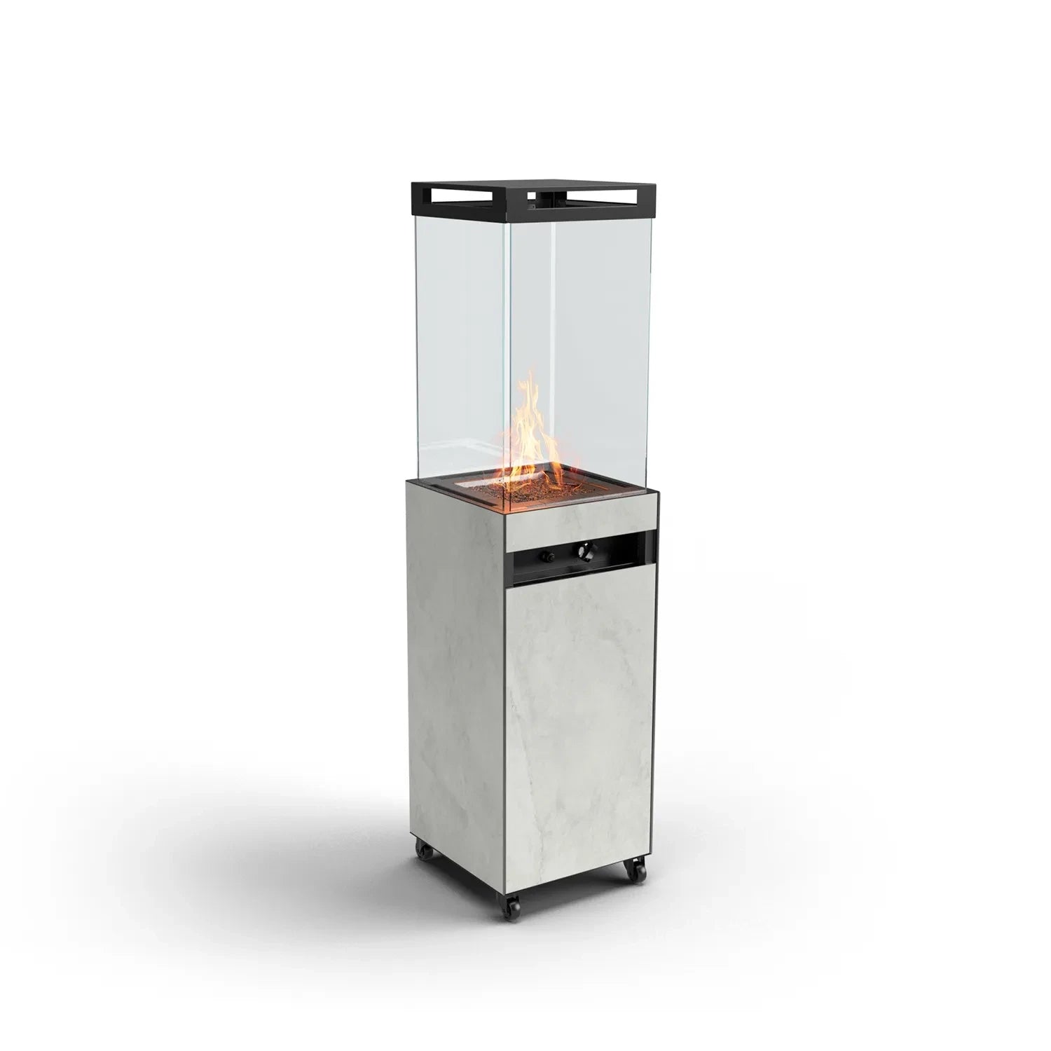 ZOIA Outdoor Gas Fireplace in Grey