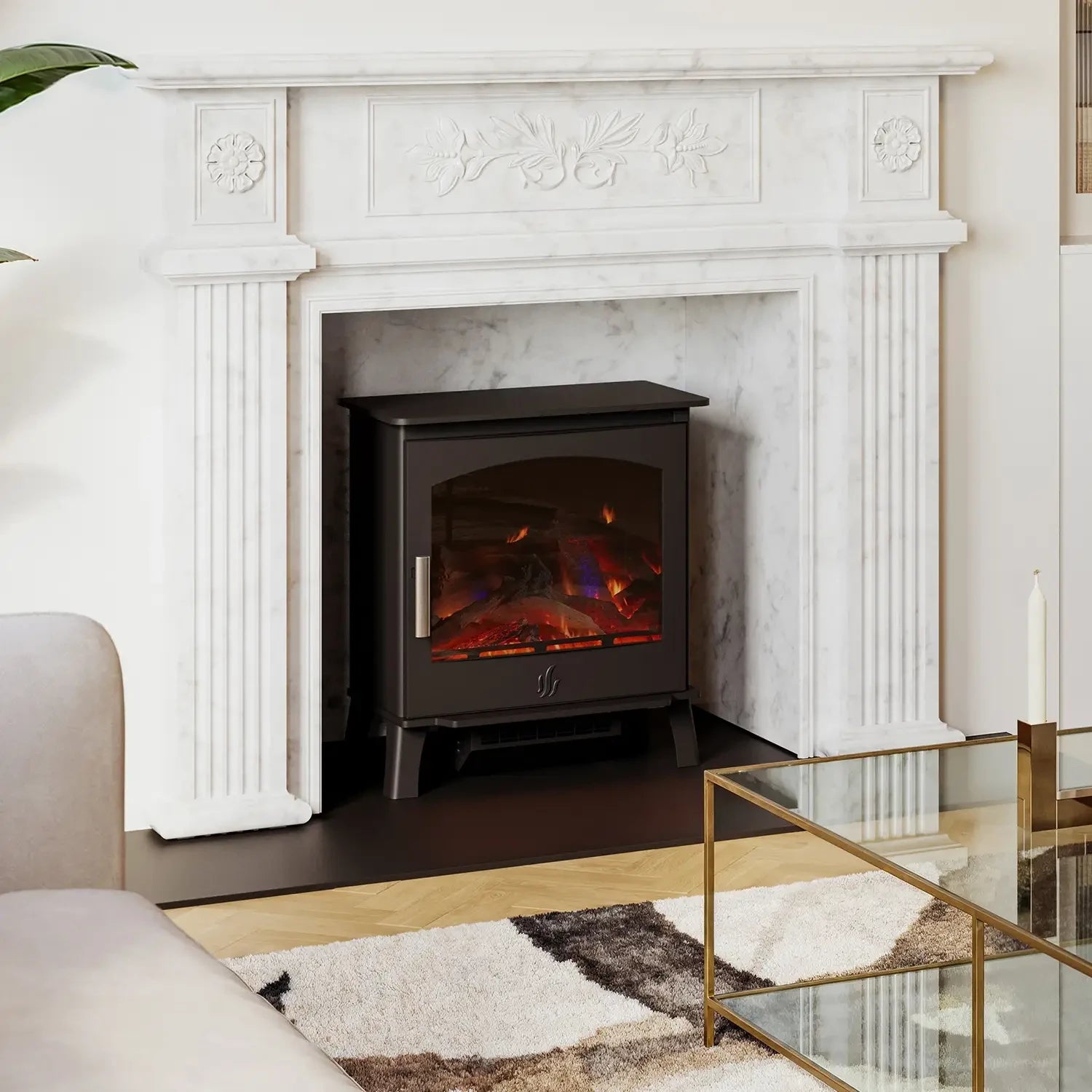 electric fireplace portable