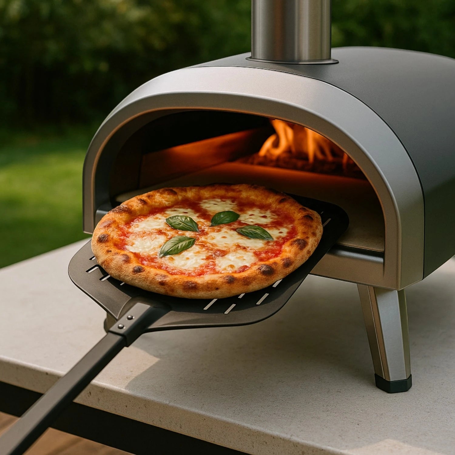 PeelPro 33 čierna hliníková pizza lopata