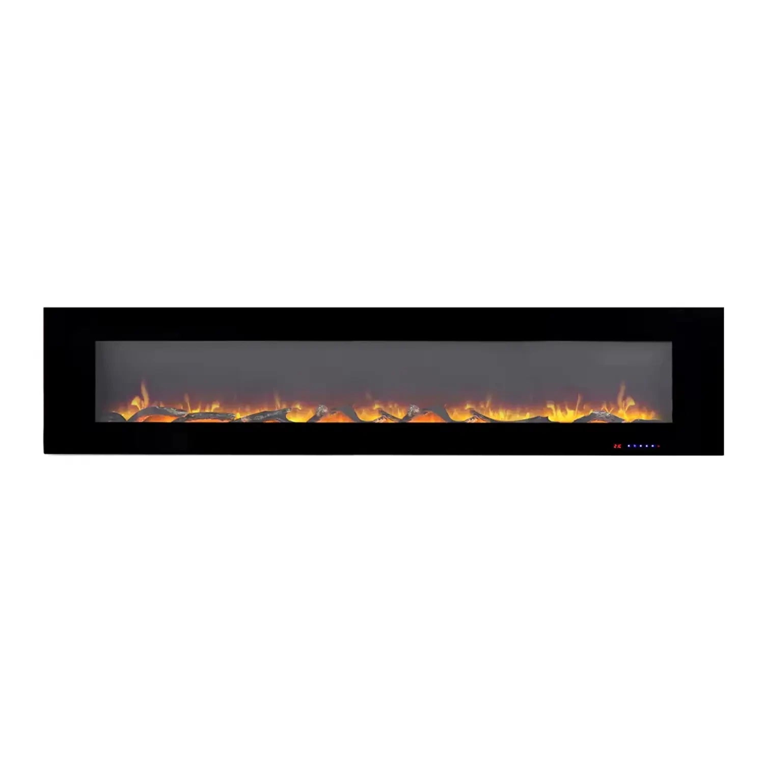 Elektrický krb Azurite – čierny – 213 cm