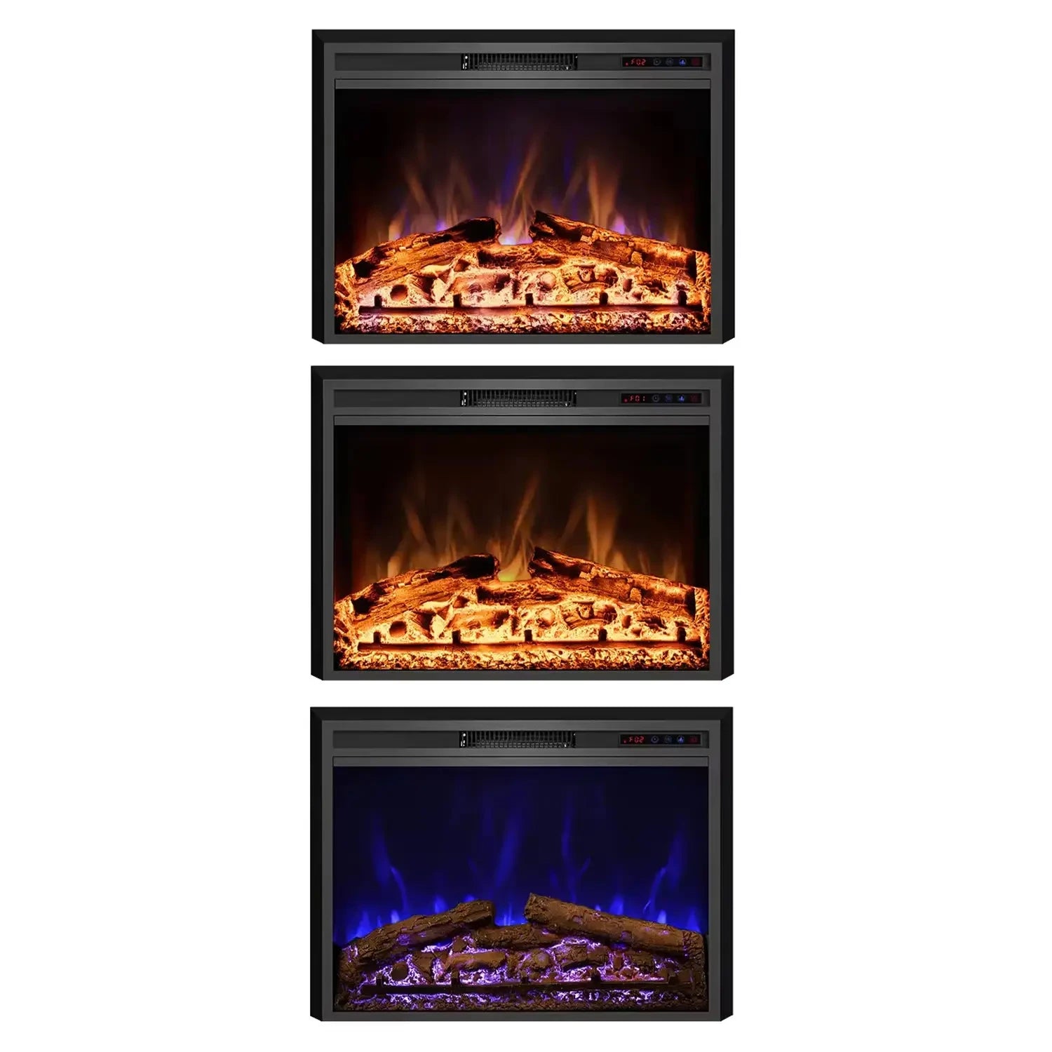 Pyrope Electric Fireplace Insert - 77 cm