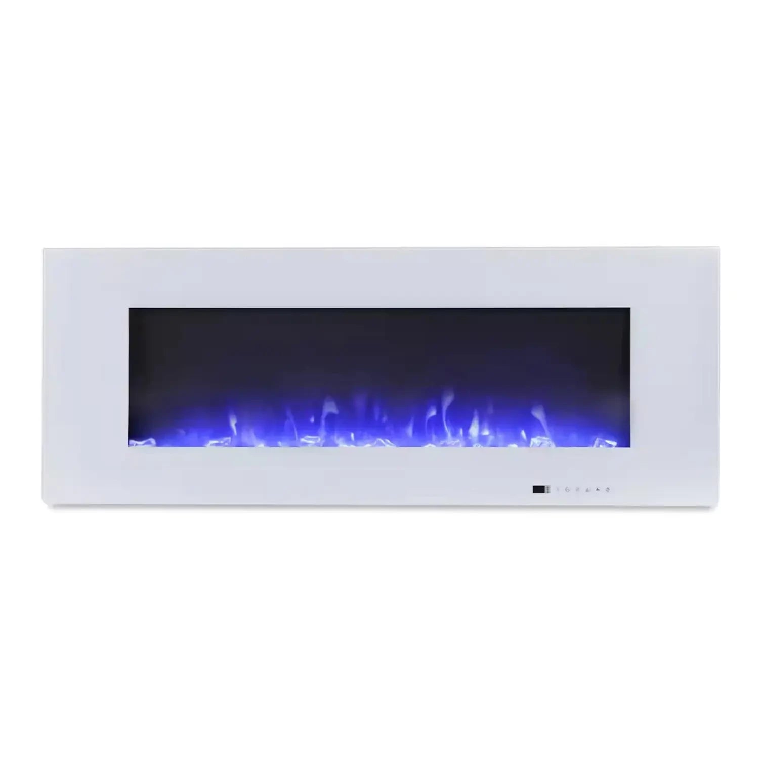 Azurite elektrický krb – biely – 127 cm