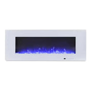 Azurite elektrický krb – biely – 127 cm