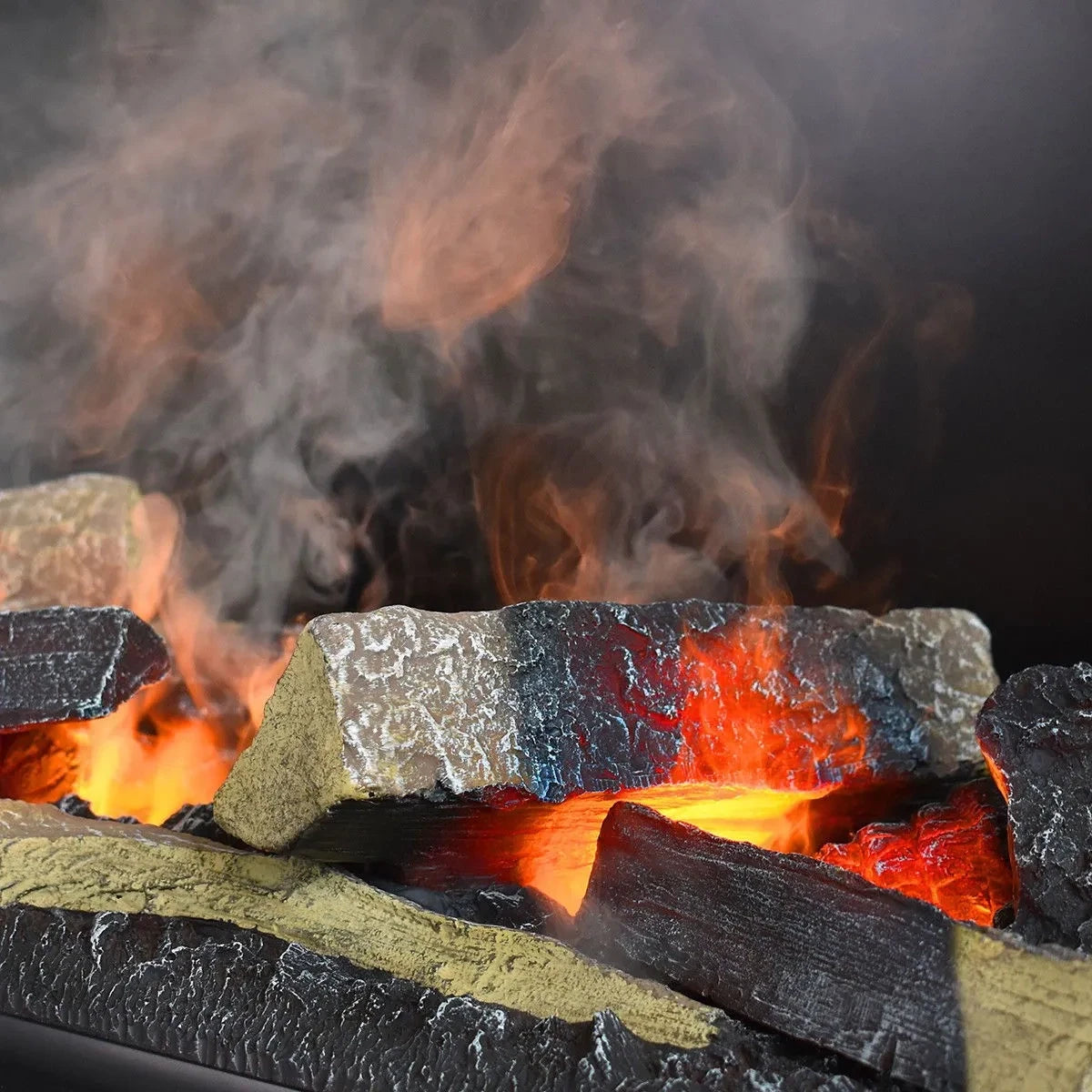 Schiller Pocket Grey - OMC 600 | Freestanding Water Vapour Fireplace